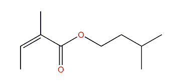 Isopentyl (Z)-2-methyl-2-butenoate
